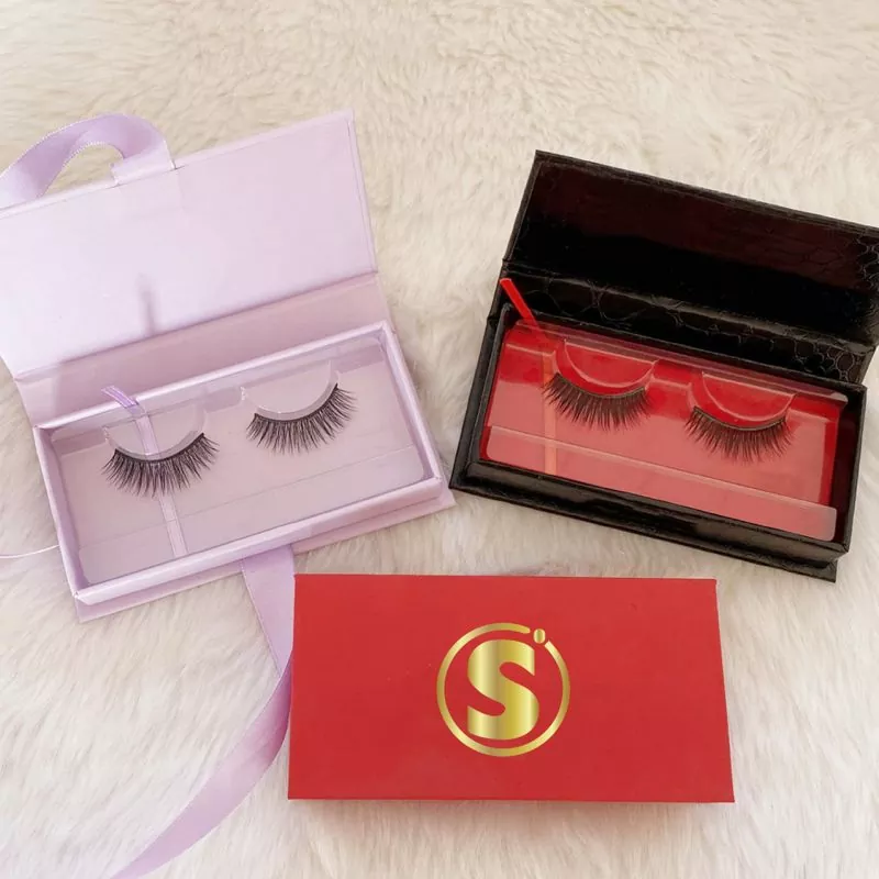 Logo leimausmagneetti Flip Eyelash Box